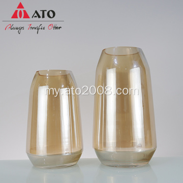 Hexagegaged စပျစ်ဝိုင် goblets ရေ Crystal Juice Glass ခွက်
